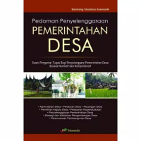 Pedoman Penyelenggaraan Pemerintahan Desa