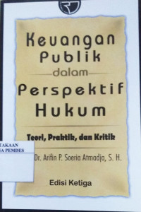 Keuangan publik dalam perspektif hukum