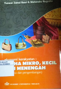 Ekonomi kerakyatan : usaha mikro kecil dan menengah