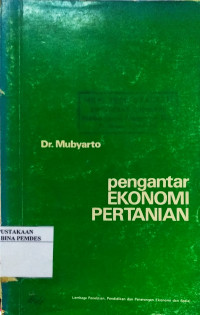 Pengantar ekonomi pertanian