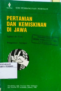 Pertanian dan kemiskinan di Jawa