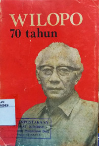 Wilopo : 70 tahun