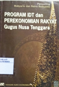 Program IDT dan perekonomian rakyat gugus Nusantara