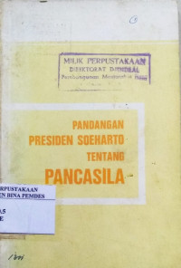 Pandangan Presiden Soeharto tentang Pancasila