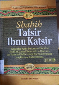 Shahih Tafsir Ibnu Katsir : jilid 9