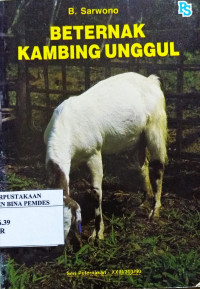 Beternak kambing unggul