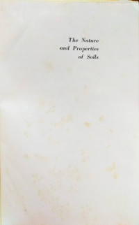 The nature and properties of soils : a college text of edaphology