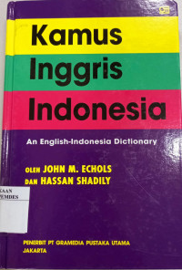 Kamus Inggris - Indonesia