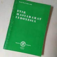 Etik masyarakat Indonesia